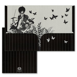 ワカマツカオリ アートフォリオ「男性」A4収納可 イラスト 和風 ポートフォリオ 紙製 ファイル 書類収納