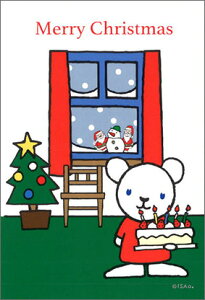 |XgJ[h NX}X Isao MatsuurauP[L Christmasv100×148mm G͂ Xւ͂ bZ[WJ[h(IM-702)