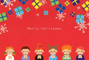 |XgJ[h NX}X VuT^ɂ肢v100×148mm 肢 q CXg hbg G͂