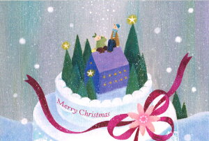 |XgJ[h NX}X CXg 䂵̂ԁufGȃv[gv100×148mm Xւ͂ bZ[WJ[h(MS702)