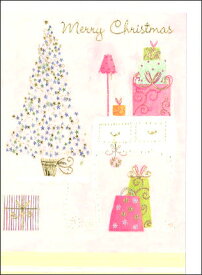 ミニカード クリスマス TUTTI FRUTTI「ツリーとプレゼント」封筒80×110mm メッセージカード ギフト(9678511005)