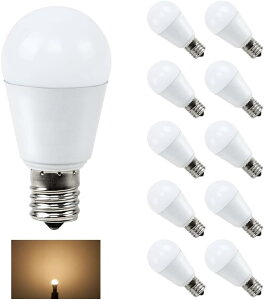 ★150円クーポン★【1~10個セット ・2年保証】LED電球 E17 40W形 電球色 昼光色 440LM ミニクリプトン電球 一般電球 広配光 LEDライト ダウンライト おしゃれ 照明 小型 電球 節電 省エネ 玄関 階段