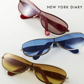 NEW YORK DIARY サングラス NF-3003 シルバー/レッド/ゴールド ブランド 高級 グラサン メガネ 眼鏡 めがね nydiary_001おでかけ 父の日