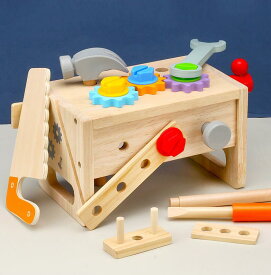 10％クーポン発行中！大工さんキット おもちゃ 誕生日プレゼント 木製 組み立て 知育玩具 男の子 女の子 1歳 2歳 4歳 5歳 6歳 工具 木のおもちゃ 車 誕生日 プレゼント ごっこ遊び