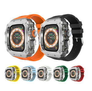 yzAbvEHb` oh Apple Watch Jo[ xg P[X ̌^ 45mm 44mm VR XeX Zbg  h X|[c NA  Y