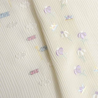 四季暦シリーズ刺繍入り正絹半衿「皐月」【2013S/S新作】
