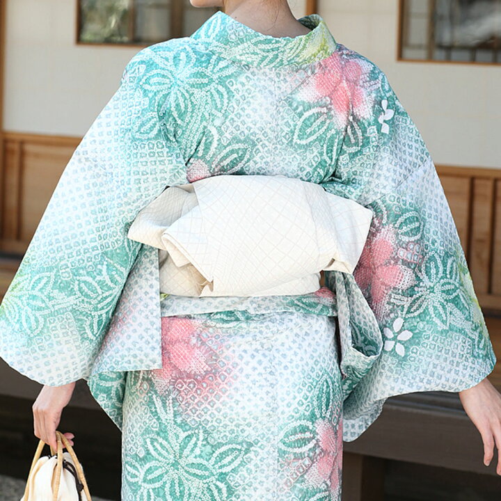 a177 正絹 夏帯 星 名古屋帯 松葉仕立て 金糸 銀糸 ラメ 着物（楽天 