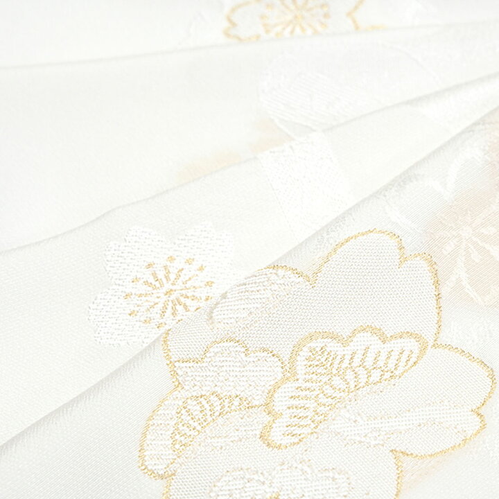 楽天市場】帯揚げ 礼装用 フォーマル 金糸刺繍入り 吉祥文様 白 縮緬 