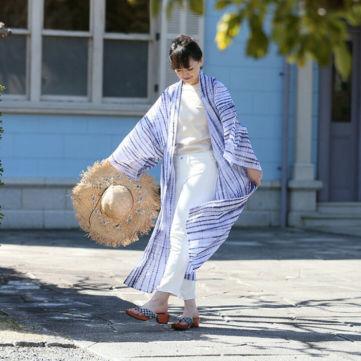 楽天市場】有松絞り 浴衣 ドレス リゾート 全行程国産 旅館浴衣 湯上り  