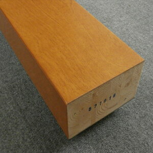 送料無料 アウトレット特価 上り框 かまち BA4546MC 厚み90×幅150×長さ1950mm カバ突板 ミディアムチェリー 18kg