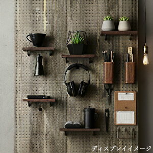 条件付送料無料【1枚】床材本舗オリジナル 有孔ボード 木目調 ヴィンテージブルー UKB-VB-2544-42 青【厚さ4mm×910mm×1820mm/5φ-25P 5ミリ穴 25ピッチ】強化紙+合板 パンチングボード ペグボード 穴あ