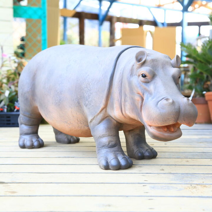 楽天市場】雑貨 置物・フィギュア：カバ 超特大*大型ヤマト便 : 遊恵 