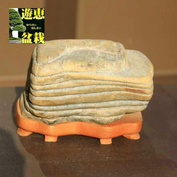 楽天市場】水石：瀬田虎石【現品】*資材 : 遊恵盆栽 楽天市場店