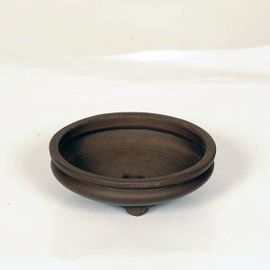 常滑作家:山秋(やまあき) 丸鉢 9.0cm