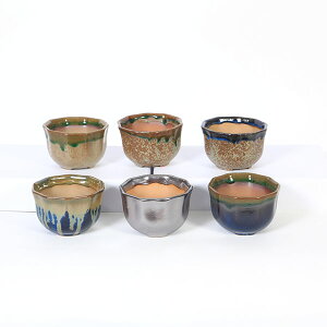 鉢:瀬戸焼花形丸鉢 3.5号*資材