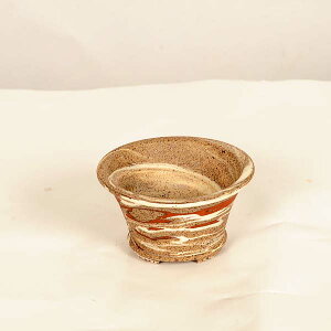 鉢:瀬戸焼濃色模様丸鉢 【青香】2.5号*seika資材