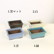 鉢：4.5号　長角切足鉢*資材