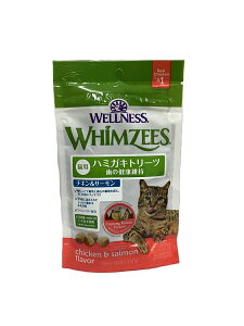 猫用スナック(おやつ)WELLNESS WHiMZEES ウィムズィーズ 猫用歯磨きトリーツ 歯の健康維持 チキン&サーモン 56g