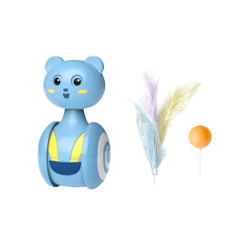 【35%OFF】猫用おもちゃ 玩具 猫 ネコ 動く 手動 可愛い ペット用品 遊び 替用 子猫 運動不足解消 ストレス発散 羽 ふわふわ ゆらゆら 床置き ひとり遊び 起き上がり 羽毛 ボール 揺れる 猫の健康管理 倒れない シンプル 静音 獲物 ダルマ 羽のおもちゃ 安全素材 猫じゃらし