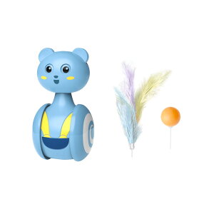 猫用おもちゃ 玩具 猫 ネコ 動く 手動 可愛い ペット用品 遊び 替用 子猫 運動不足解消 ストレス発散 羽 ふわふわ ゆらゆら 床置き ひとり遊び 起き上がり 羽毛 ボール 揺れる 猫の健康管理