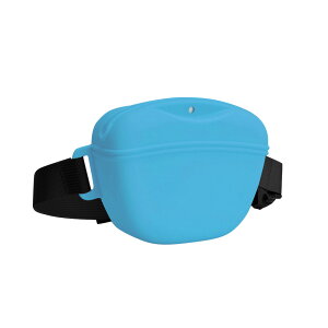 【楽天2位】トリーツポーチ 散歩用バッグ ワンちゃん 犬散歩 腰掛け シリコン 携帯性 腰ベルト付き 丸ごと水洗い 衛生的 軽量 洗える バッグ おやつポーチ 両手が使える 勝手に閉まる 収納