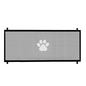 【楽天1位】ペット用メッシュフェンス メッシュ素材 ネット 綱 安全確保 犬用 猫 ウサギ 脱走防止対策 飛び出し防止 通気性 取付簡単 フック付き 粘着フック ドア 室内 侵入防止 視認性 屋内