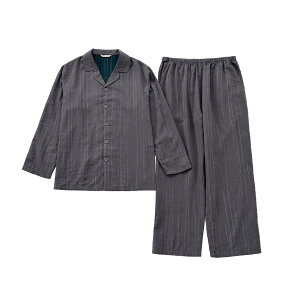 パジャマ 上下セット ダブルガーゼ 段染め糸 七彩 ガーゼパジャマ メンズ 男 綿100% 長袖 春 前開き ダブルガーゼ 高品質 寝巻き ルームウェア お揃い コットン 二重ガーゼ セットアップ 部屋