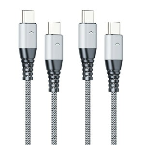 [dP[u USB[dP[u usb-c to usb-c ^CvC Type-CP[u ledCgt PDΉ 100W 5A }[dΉ 1.8m 1.2m 2{Zbg [d f[^] ʐMP[u 480Mbps  Vo[ bh f