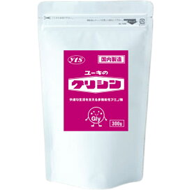 ユーキ の グリシン300g 3gの計量スプーン付き高品質 国産 グリシンパウダー 安心安全 国内製造 休息 アミノ酸 食品添加物 溶けやすいプロテイン サプリ Glycine