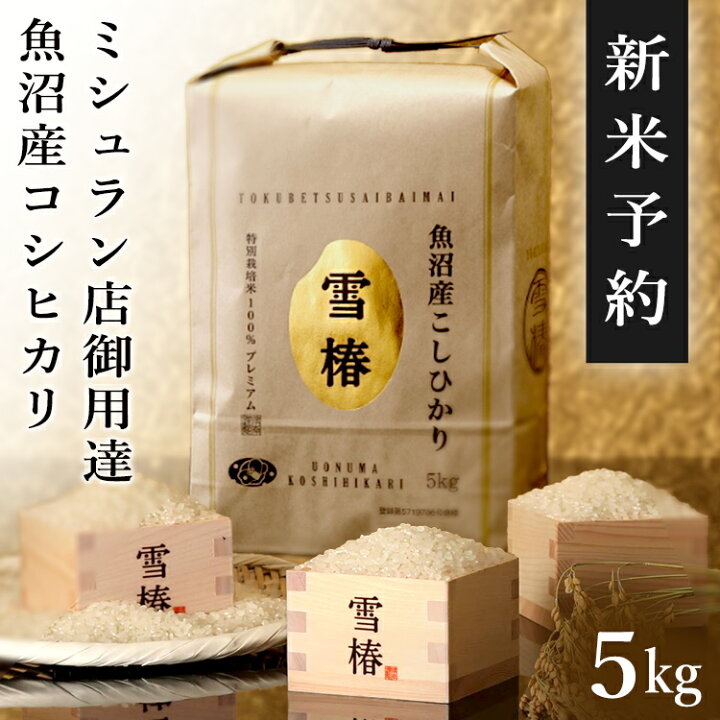 楽天市場】【早期予約特典P2倍】新米予約 令和6年産 魚沼産コシヒカリ 