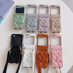 Galaxy Z Flip5 ケース カード収納 Galaxy Z Flip4 ケース おしゃれ ギャラクシーZ Flip3 ケース ショルダー 折りたたみ スマート 人気 折り畳み式 出かけ オススメ 日常 便利 落下防止 Samsung保護ケース
