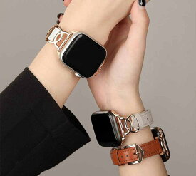 Apple Watch バンド アップルウォッチ バンド 38mm 41mm 45mm 40mm オシャレ 高品質 42mm 44mm 46mm 49mm apple watch 全シリーズ対応 替えベルト 人気 series 10 9 8 7 6 5 4 3 2 1 対応 レザー 時計バンド