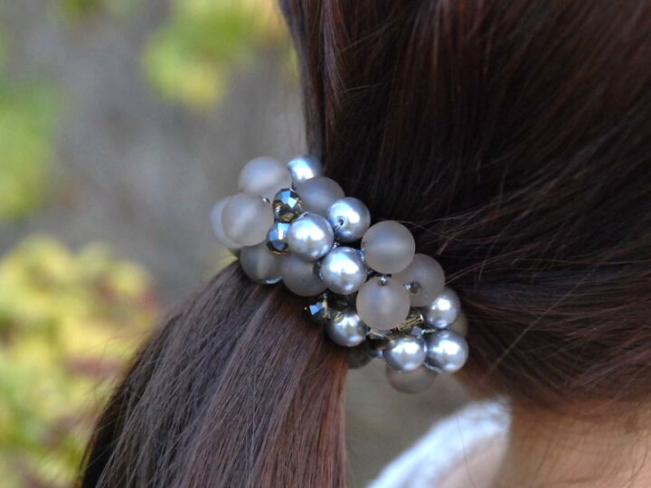 楽天市場】【ポイント最大34倍】ヘアアクセサリー シュシュ ヘアゴム 