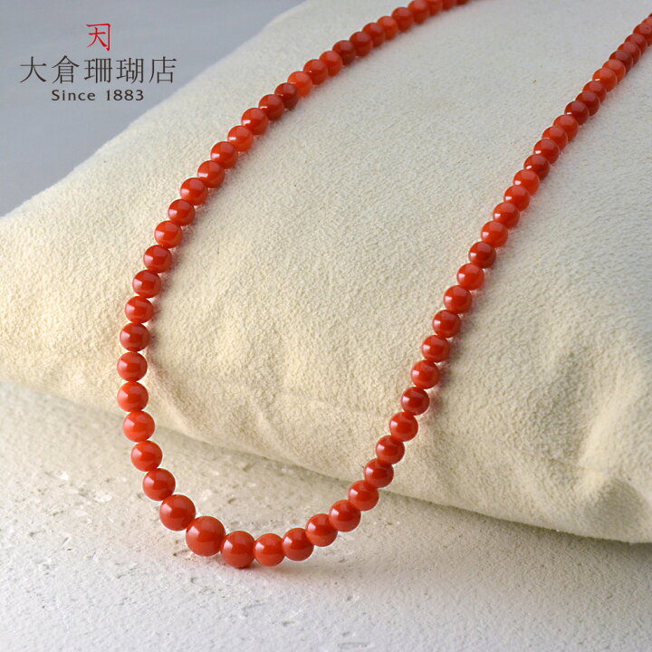 楽天市場】【ポイント最大34倍】赤珊瑚 ネックレス サンゴ さんご  