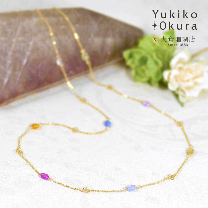 楽天市場】【30%OFF！7月タイムセール】18金 K18 フラワー マルチ  