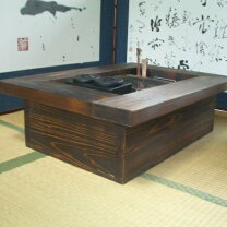 楽天市場】木製（囲炉裏テーブル｜テーブル）：インテリア・寝具・収納 