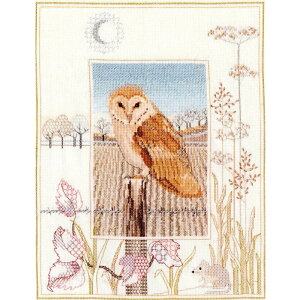 Barn Owl �ʃt�N���E �C�M���X Bothy Threads�N���X�X�e�b�`�L�b�gWiIL3 �A���h�J�L�b�g �_��ɂ���ʃt�N���E�����`�[�t