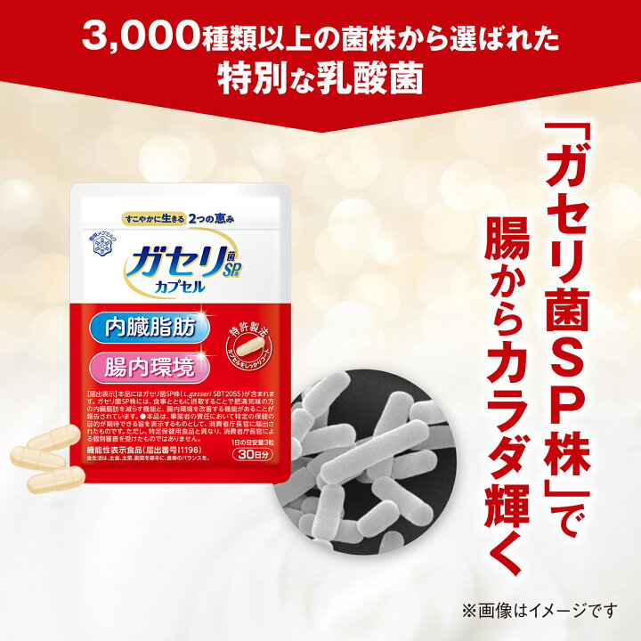 楽天市場】【公式】 ガセリ菌SP株 カプセル 90粒 30日分 雪印 