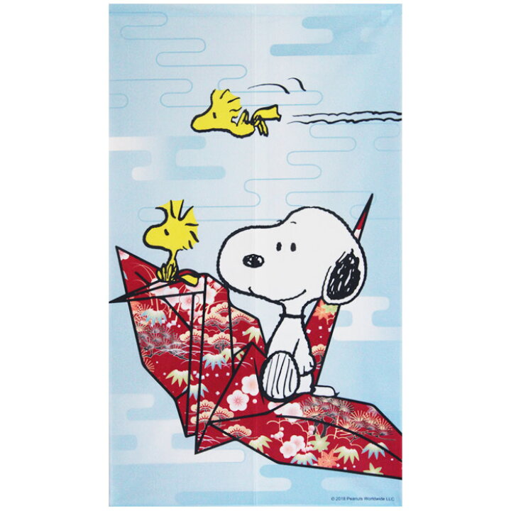 楽天市場 送料無料 スヌーピー のれん ロングサイズ 85 150cm Sn384 暖簾 脱衣所 洗面所 間仕切り スヌーピー ウッドストック ピーナッツ Snoopy プレゼント ギフト 誕生日 贈り物 人気 Noren 和風 和柄 すだれ 丸窓 折り鶴 大正ロマン 384 ユキミ家具