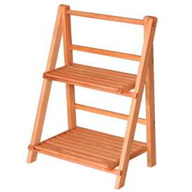 楽天市場 木製ラック 棚 折りたたみ 花 ガーデン Diy の通販