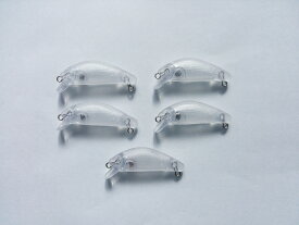 未塗装　フローティング　ミノー　小さい　2g　4cm　5個 10個　セット　ウルトラ　ライト　ゲーム　ウォブリング　シャッド　プラグ　無塗装　ブランクルアー　メバリング　バスフィッシング　トラウト　管理釣り場　エリア　イワナ　色無し　メッキ　バス釣り　ブラックバス