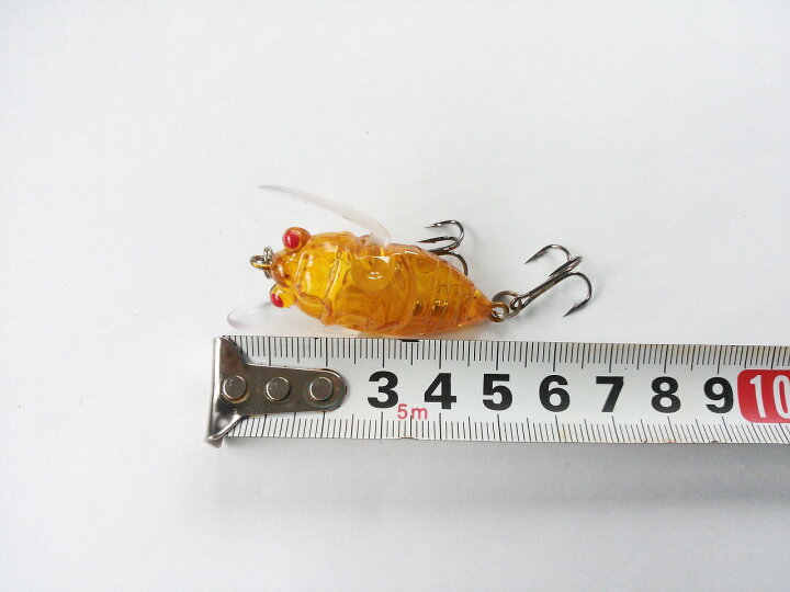 楽天市場 セミ ルアー トップウォーター 6g 4cm 8色 セット エリア 管理釣り場 バス釣り トラウト ノイジー つり具の雪見堂 楽天市場店