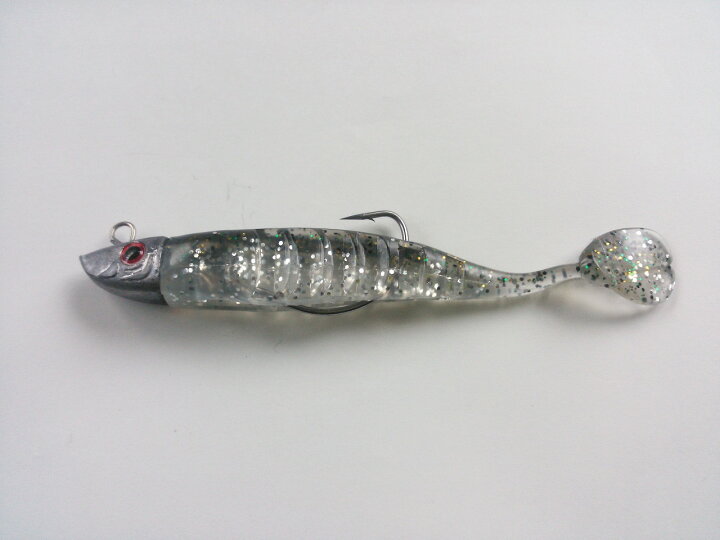 楽天市場 魚の頭 ジグヘッド ワーム ソフトルアー 12cm 26g 5色 セット ヘッドと針が切り離し可能 やわらか素材 シャッドテール 3d ブラックバス シーバス 青物 ヒラメ タチウオ マゴチ 根魚 つり具の雪見堂 楽天市場店