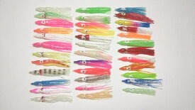 タコベイト 7～8cm ラメ入り 20本 セット 画像の中からランダムで封入 夜光多め 蓄光 根魚 ロックフィッシュ ワーム イカ スカート ソフトルアー カサゴ 真鯛 マダイ ソイ ハタ 青物 イナダ シーバス ヒラマサ カンパチ アコウ メバリング ガシラ アジング