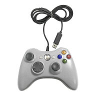 XBOX360 有線 ゲームパッド コントローラー 2色から選べる ホワイト ブラック ジョイスティック 互換品