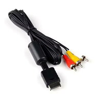 プレイステーション1.2.3　PS1 PS2 PS3　対応　AVケーブル　互換品　新品　コード長1.8m