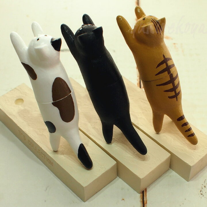 楽天市場 猫のペンスタンド 飛び猫ペンスタンド マグネット付き カードホルダー ハンドメイド 日本製 ギフト プレゼント包装無料 オシャレ 猫柄 猫雑貨 猫グッズ ねこ ネコ キャット T S Collection ティーズコレクション 雪猫屋 楽天市場店