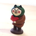 猫のマスコット デコレ コンコンブル ハート泥棒猫 まったりマスコット DECOLE CONCOMBR オーナメント オブジェ 置物 飾り 置きもの かわいい 猫雑貨 猫グッズ ねこ ネコ キャット