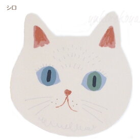 猫 キャットフェイス マルチクロス(滑り止め付き) 液晶クリーナー メガネクロス マウスパッド 猫柄 眼鏡拭き 携帯用マウスパッド ギフト 猫雑貨 ネコグッズ ねこ キャット ノアファミリー