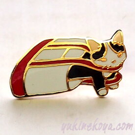 猫ピンズ ショルダーバッグ ハチワレ ポタリングキャット ブローチ ピンバッチ 文房具 ステーショナリー 猫雑貨 猫グッズ ネコグッズ ネコ 雑貨 ねこ柄 キャット